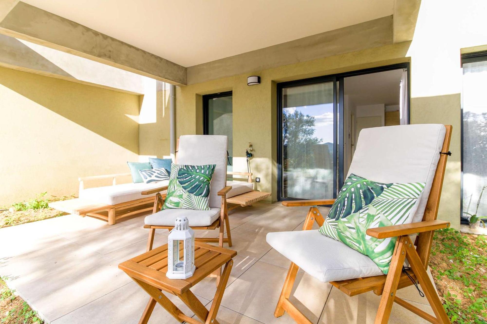 Select'Sohome - Joli Appartement Avec Jardin Privatif Et Parking - Capnat-F08 บอร์มส์-เลส์-มิโมซาส์ ภายนอก รูปภาพ